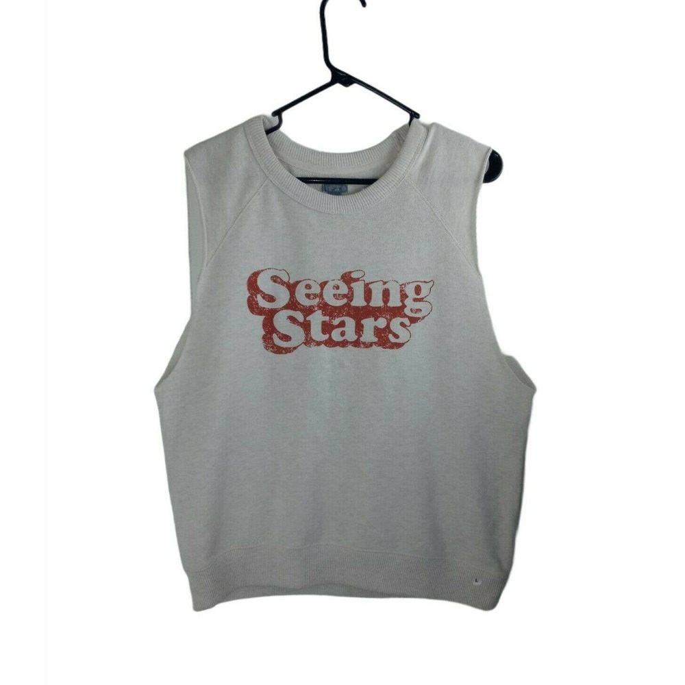 Aerie Seeing Stars Sleeveless Muscle Sweatshirt